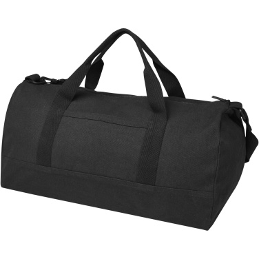 Logo trade promotional gifts image of: Porter 500 g/m² Aware™ recycled duffel bag 50L
