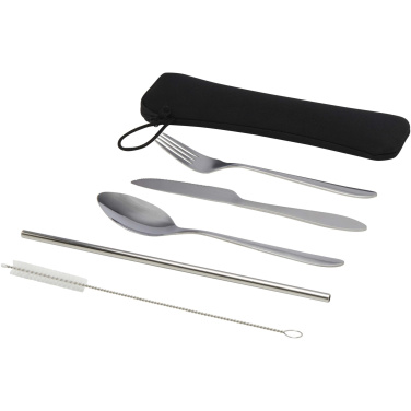 Logo trade advertising products image of: Sheen 5-piece stainless steel cutlery set