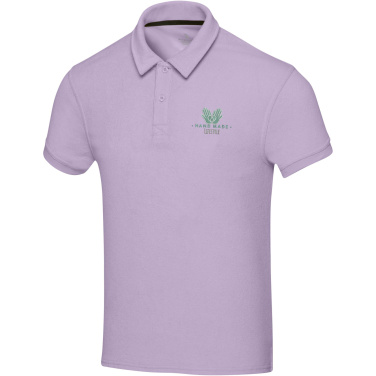 Logo trade promotional products picture of: Akoya recycled terry unisex polo
