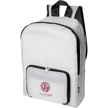 Logo trade promotional product photo of: EcoFold RPET foldable backpack 15L