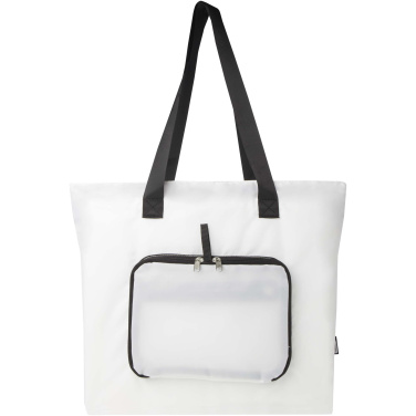 Logo trade promotional merchandise photo of: EcoFold RPET foldable tote bag 16L