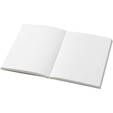 Logo trade promotional giveaways image of: Novella Austen A6 recycled soft cover notebook - 100 sheets