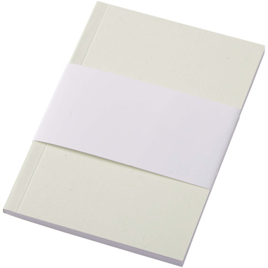 Logo trade promotional giveaways image of: Novella Austen A6 recycled soft cover notebook - 50 sheets
