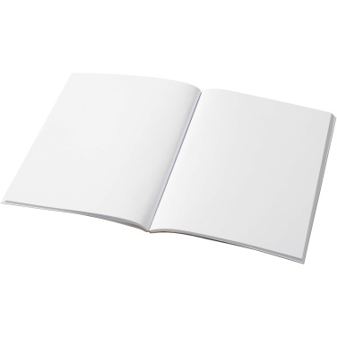 Logo trade promotional product photo of: Novella Austen A5 recycled soft cover kraft notebook - 50 sheets 