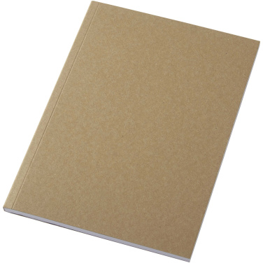 Logotrade advertising products photo of: Novella Austen A5 recycled soft cover kraft notebook - 50 sheets 