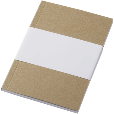 Logotrade business gifts photo of: Novella Austen A6 recycled soft cover kraft notebook - 50 sheets