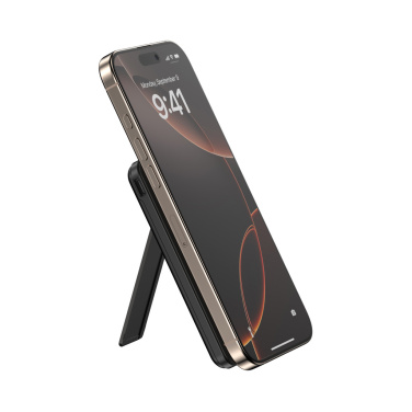 Logo trade corporate gifts image of: Urban Vitamin Redwood 5in1 5000mah 20W PD magnetic powerbank