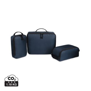 Logo trade promotional merchandise photo of: Renew AWARE™ rPET 3 Piece Packing Cube Set