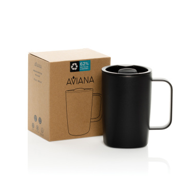 Logo trade corporate gift photo of: Aviana™ Rowan RCS Recycled Mug 450 ML