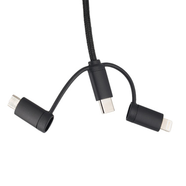 Logo trade promotional products picture of: Cable 4in1 with illuminated logo - LH-ZM02
