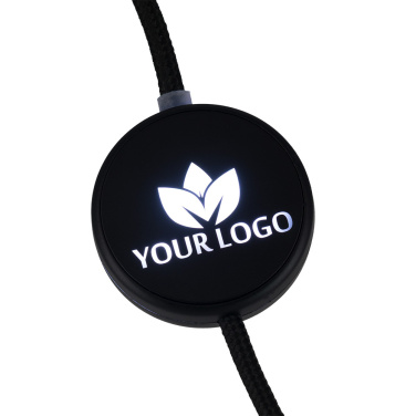 Logo trade corporate gifts image of: Cable 4in1 with illuminated logo - LH-ZM02