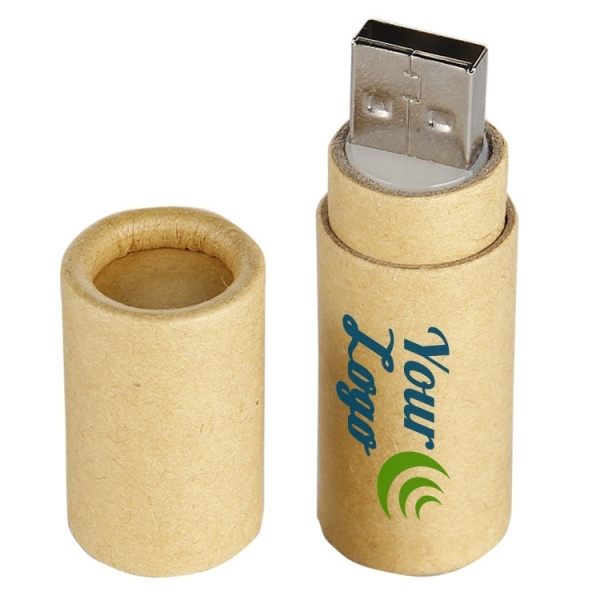 Logo trade promotional merchandise image of: Cardboard USB stick