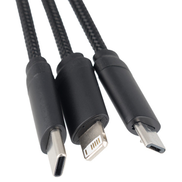 Logo trade promotional products picture of: Big cable 4in1 with illuminated logo - i5w