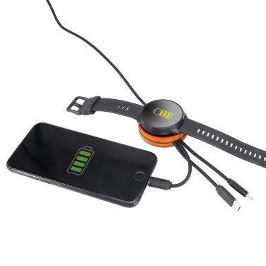 Logo trade promotional item photo of: Big cable 4in1 with illuminated logo - i5w