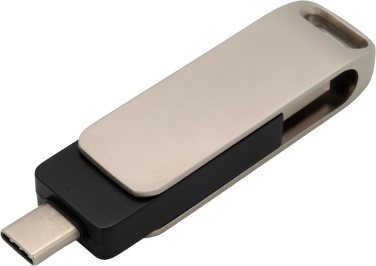 Logo trade promotional merchandise picture of: Metal USB stick