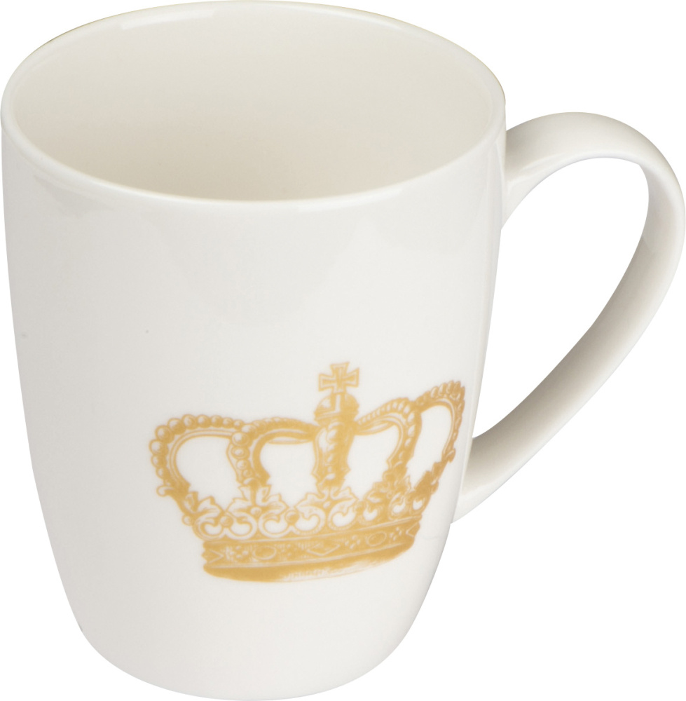 Logo trade advertising products picture of: Mug with crown print 300 ml