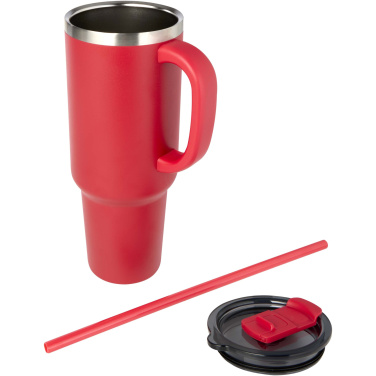Logotrade promotional merchandise picture of: Sydney 1200 ml copper vacuum insulated tumbler with straw