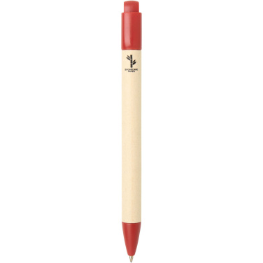 Logotrade promotional products photo of: Liliana sugarcane paper ballpoint pen (blue ink)