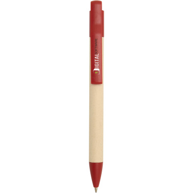 Logotrade promotional merchandise photo of: Liliana sugarcane paper ballpoint pen (blue ink)