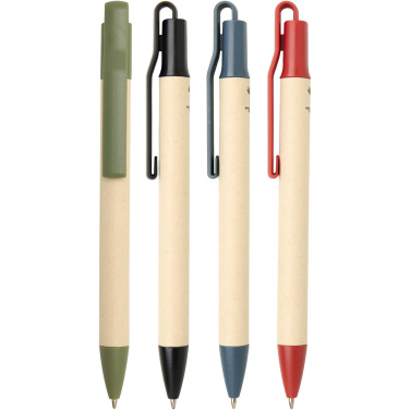 Logotrade promotional product image of: Liliana sugarcane paper ballpoint pen (blue ink)