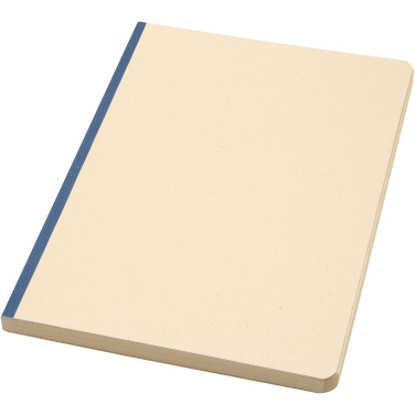 Logo trade promotional merchandise photo of: Liliana A5 sugarcane and RPET soft cover notebook