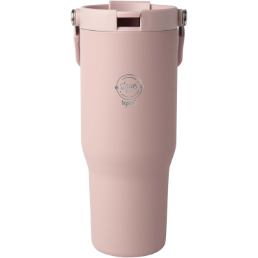 Logotrade advertising products photo of: Bronx 900 ml RCS recycled stainless steel copper vacuum insulated tumbler with dual function lid