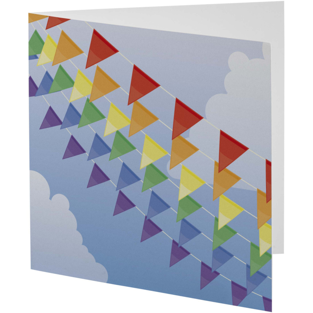 Logo trade promotional product photo of: Herald square greeting card