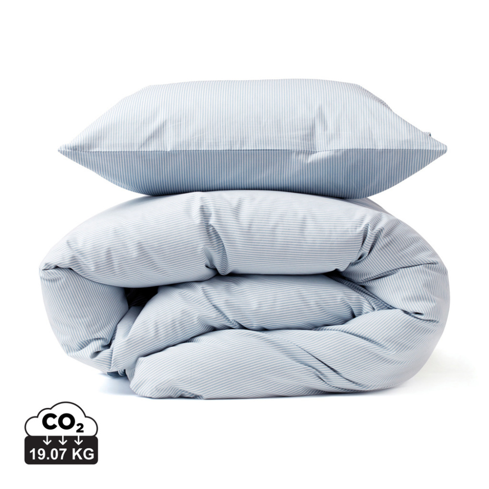 Logo trade promotional products image of: VINGA Montgomery premium cotton bed linen, 4 pcs set