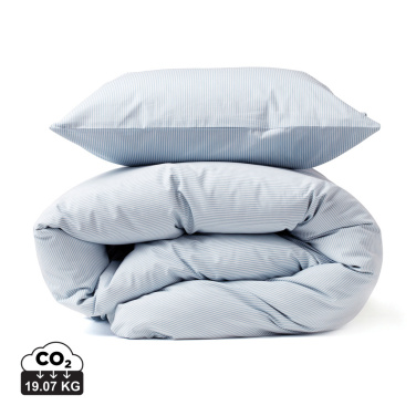 Logo trade promotional giveaways image of: VINGA Montgomery premium cotton bed linen, 4 pcs set