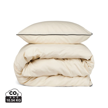 Logo trade promotional gifts picture of: VINGA Marston OCS organic cotton bed linen, 4 pcs set