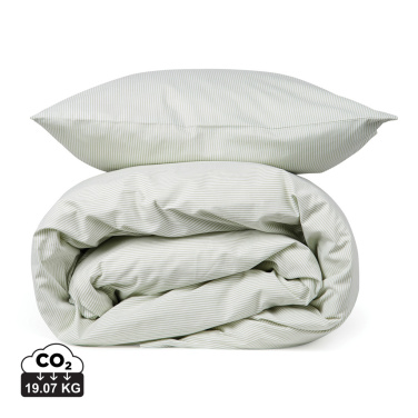 Logo trade corporate gift photo of: VINGA Montgomery premium cotton bed linen, 4 pcs set