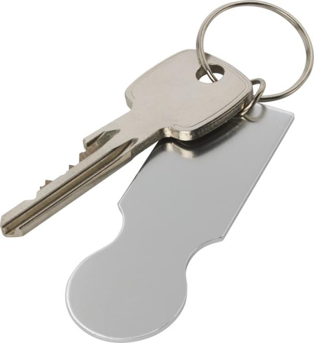 Logo trade promotional products picture of: Rhea shopping cart keyring