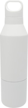 Logotrade promotional merchandise image of: Odessy 600 ml RCS certified recycled stainless steel insulated bottle with 300 ml cup