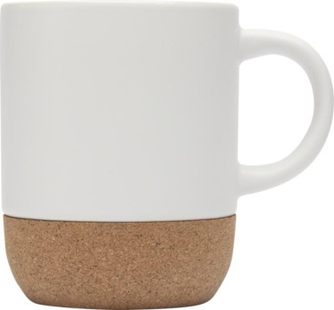 Logo trade promotional merchandise picture of: Billie 300 ml ceramic mug with cork details and matt finish