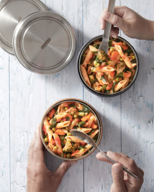 Logo trade promotional products picture of: Black+Blum Glass Lunch Bowl 750ml