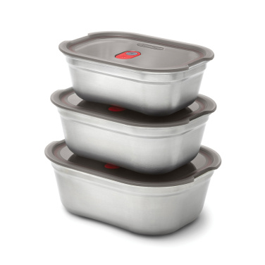 Logotrade promotional product picture of: Black+Blum Mealprep Box 3pcs Set Small, Medium, Large