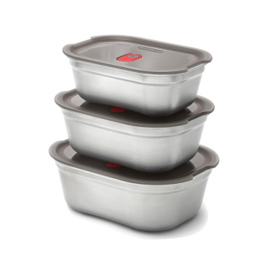 Logo trade advertising product photo of: Black+Blum Mealprep Box 3pcs Set Small, Medium, Large