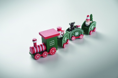 Logotrade advertising product image of: Wooden Christmas train