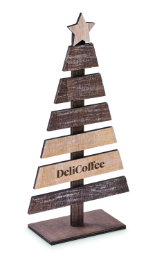Logo trade promotional gifts image of: Wooden Christmas tree