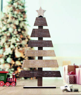 Logo trade promotional items picture of: Wooden Christmas tree