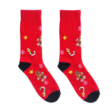 Logotrade promotional gift picture of: Pair of Christmas socks M