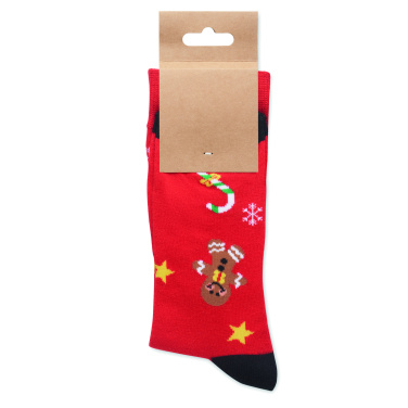 Logotrade advertising product image of: Pair of Christmas socks L