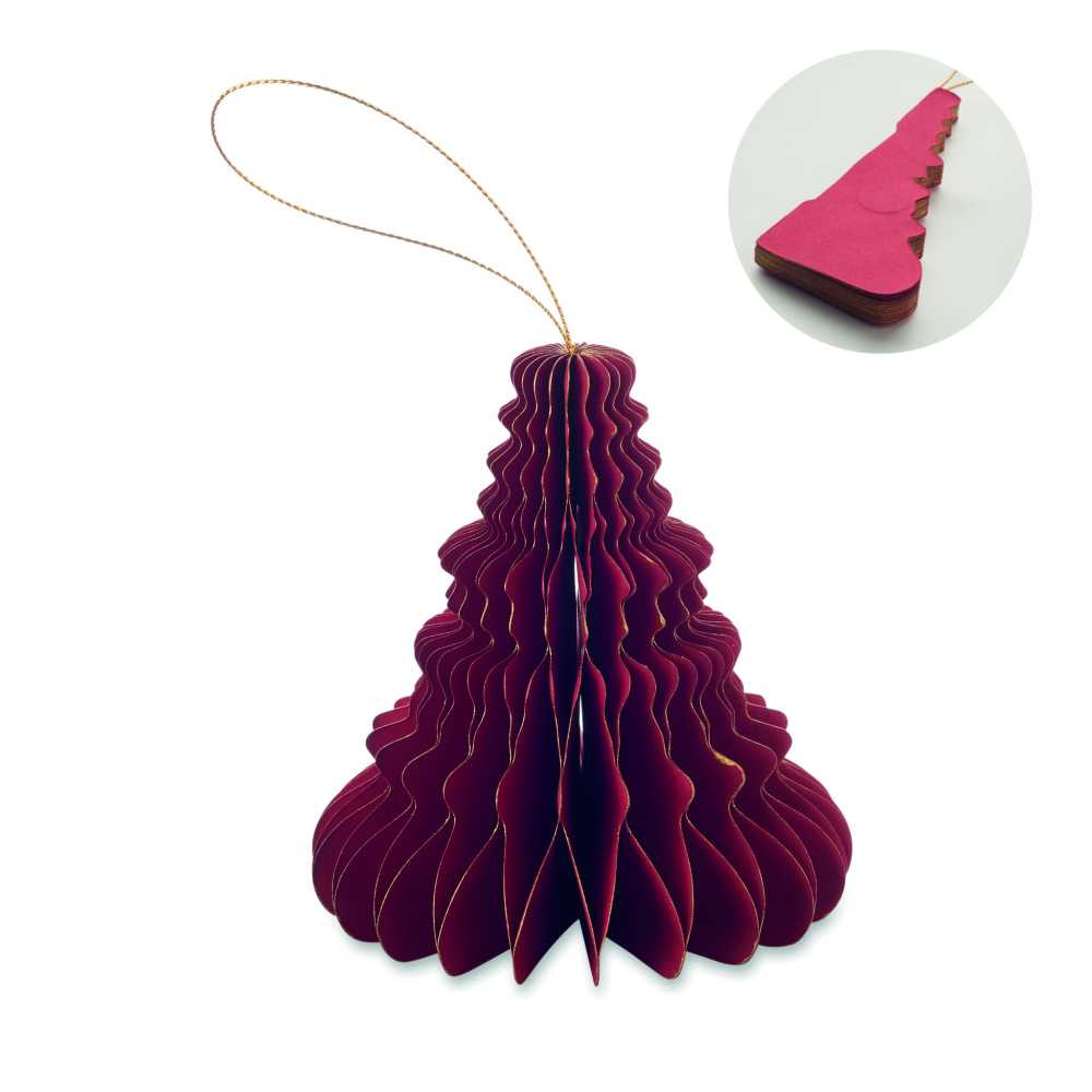 Logotrade promotional merchandise photo of: Christmas paper tree hanger