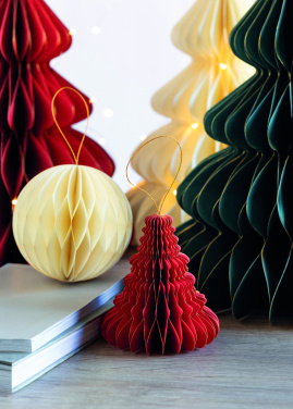Logotrade promotional gift picture of: Christmas paper tree hanger