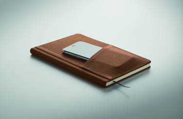 Logotrade promotional merchandise photo of: A5 notebook PU front pocket