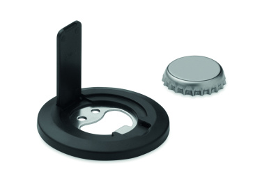 Logo trade promotional product photo of: Phone holder and bottle opener