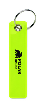 Logo trade promotional gift photo of: Reflective key ring in PVC