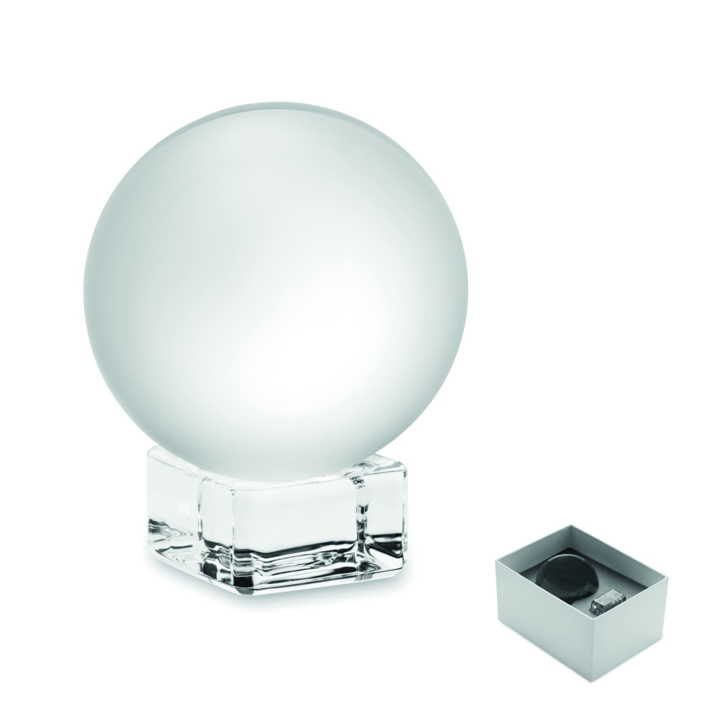 Logo trade corporate gift photo of: Glass round award