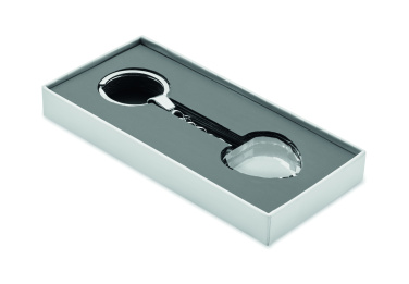 Logotrade promotional item picture of: Glass heart award key ring