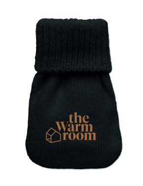 Logo trade business gift photo of: Hand warmer knitted polyester